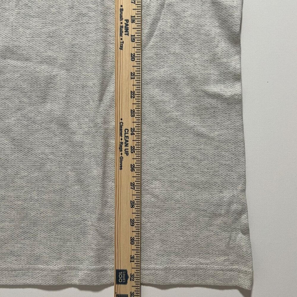 Chaps Sweater *NWT 1/4 Zip Pullover Preppy Casual Light Gray Men's size XL - Picture 6 of 7